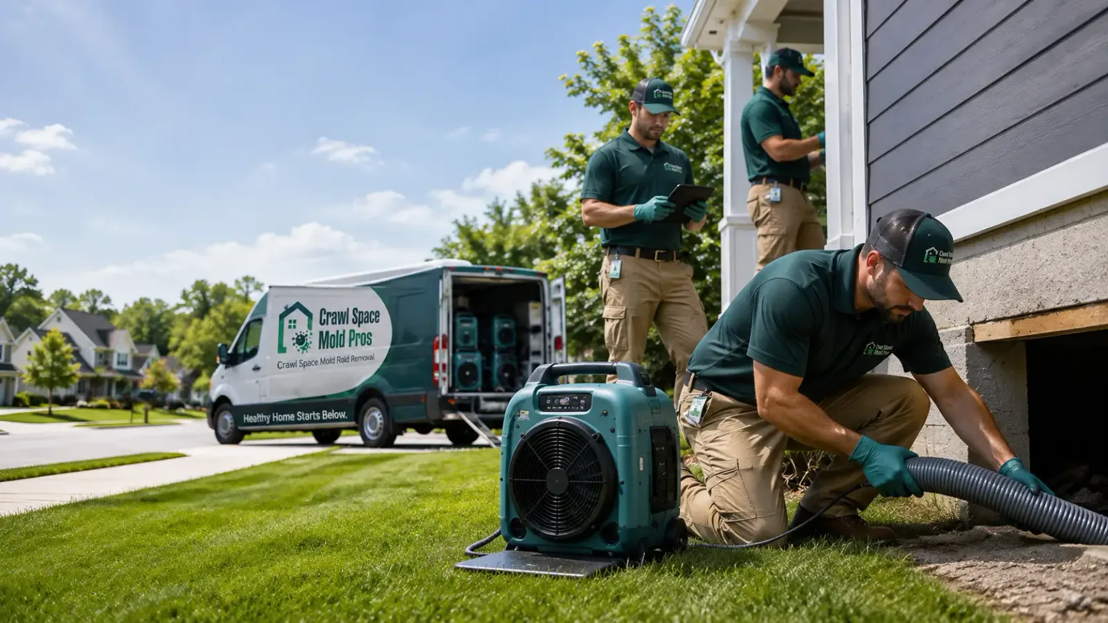 Crawl Space Mold Removal in Burr, NE